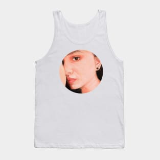 Staring girl portrait Tank Top